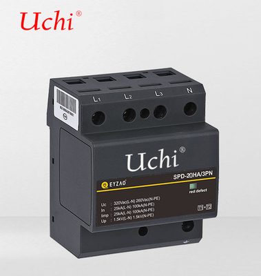 Tích hợp 1 + 2 Thiết bị chống sét lan truyền SPD 20kA cho 240/415Vac TN