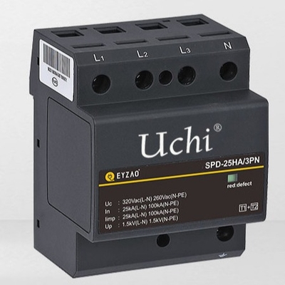 Bộ bảo vệ chống sét lan truyền MOV 25kA độc đáo SPD Tích hợp 1 + 2 Lớp