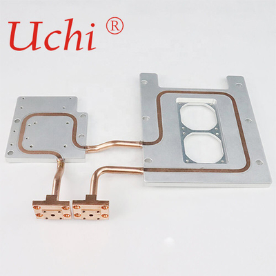 Nhiều hồ sơ tấm nhôm lạnh 400W Dán Epoxy với ống đồng