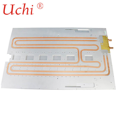 Ống đồng phức tạp uốn tấm làm mát bằng chất lỏng, tấm làm lạnh nước công suất cao