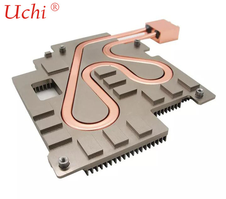 Copper Profile Heat Heat Tấm làm mát bằng chất lỏng Thiết kế tùy chỉnh