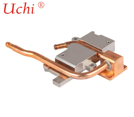 Tấm làm mát bằng đồng 100x120x20mm với quy trình hàn