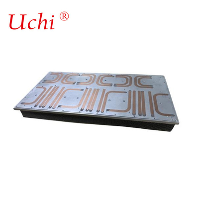 CNC gia công Photovoltaic Inverter công suất cao nhôm tản nhiệt hoặc xẻ răng chôn ống để làm mát bằng laser