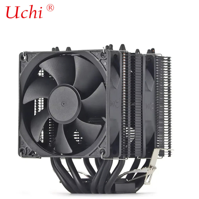 Dual Tower Dual Fan Black Fan Cooler PC Motherboard CPU Cooler
