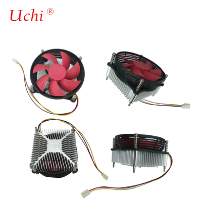 CPU Cooler PC Intel Processor Socket Lga775 115 Ống lọc nhiệt nhôm Fan 3-Pin 4-Pin Pwm Function