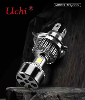 3300 LM M9 đèn pha xe máy LED bóng đèn với quạt làm mát 9-18V