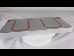 Thiết bị công nghiệp ốp hồ sơ nhôm lò ống tản nhiệt, công suất cao nước lạnh tấm tản nhiệt